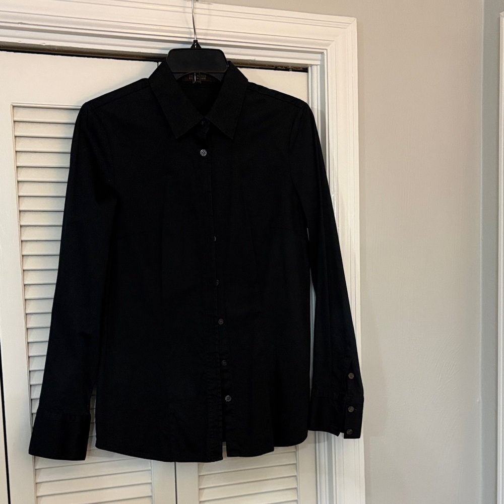 The Limited Black Women's Button-Down Shirt